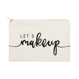 Customized Makeup Bag Personalized Gift, Your Name Canvas Burlap Zipper Craft Pouches