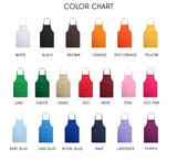 Personalized Apron with Pocket Anniversary Gift Your Name Bakery Chef Wife Gift