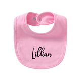 Personalized Baby Teething Bib with Customized Name Text First Birthday Party Favor