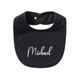 Personalized Baby Teething Bib with Customized Name Text First Birthday Party Favor