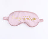 Personalized Satin Sleep Mask with Gift Box Your Name