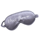 Personalized Satin Sleep Mask with Gift Box Your Name