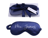 Personalized Satin Sleep Mask with Gift Box Your Name