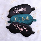 Personalized Satin Sleep Mask, Bridesmaid Bachelorette Gift