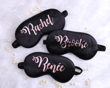 Personalized Satin Sleep Mask, Bridesmaid Bachelorette Gift