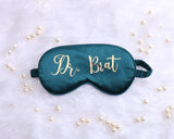 Personalized Satin Sleep Mask, Bridesmaid Bachelorette Gift