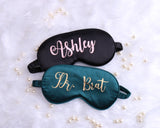 Personalized Satin Sleep Mask, Bridesmaid Mother's Day SPA Gift