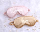 Personalized Satin Sleep Mask, Your Name Nanny Mother's Day Gift