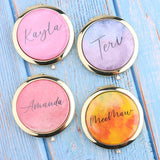 Personalized Compact Mirror Bachelorette Party Gift Your Name