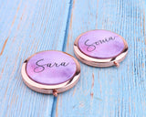 Personalized Compact Mirror Bachelorette Party Gift Your Name