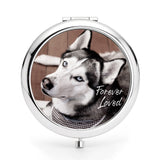 Personalized Compact Mirror For Dog Lover Pet Memorial Present