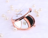 Personalized Compact Mirror Gold Initial Monogram Your Name Gift for Her