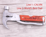Personalized Father's Day Gift Multi-Tool Kit 8-in-One Screwdriver Plier