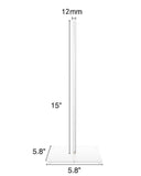 Acrylic Donut Stands, Donut Wall Bagel Display Stand for Dessert Table (1 Square Stand)