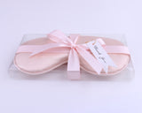 Satin Sleep Mask with Gift Box Ribbon Tag Wedding Favor