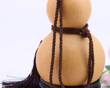 Natural Dried Gourd Water Bottle with Lid Hollow Calabash Chinese Pumpkin Drinks Holder