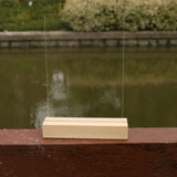 Blank Acrylic Wedding Sign, 4.7"x7" Clear Display with Base for Table Number Reception