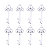 50x Wedding Favors Silver Key Shaped Bottle Openers with Escort Cards Bridal Shower Bachelorette Groomsmen Gifts