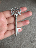 50x Wedding Favors Sets Vintage Silver Skeleton Keys Bottle Openers with Candy Boxes Escort Cards Groosmen Gifts