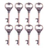 50x Wedding Favors Sets Vintage Skeleton Keys Bottle Openers with Gold Candy Boxes Thank You Cards Groosmen Gifts