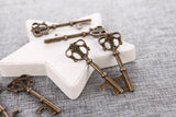 40x Rustic Bottle Openers Skeleton Keys Souvenir Wedding Favors Antique Groomsmen Gifts