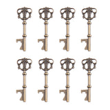 50x Wedding Favors Sets Vintage Silver Skeleton Keys Bottle Openers with Gold Candy Boxes Escort Cards Groosmen Gifts