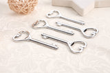 40x Silver Large Bottle Openers Skeleton Keys Bridesmaid Gifts Bling Wedding Favors