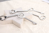 40x Silver Large Bottle Openers Skeleton Keys Bridesmaid Gifts Bling Wedding Favors