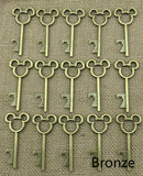 40x Rustic Bottle Openers Skeleton Keys Vintage Replica Wedding Favors Bridesmaid Gifts