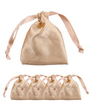 Pack of 20, Satin Drawstring Gift Bags Jewelry Pouches Wedding Favors Party Candy Bags