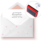 Custom Rubber Stamp Self-Ink For Tags Planner Return Address Stamp Schooling