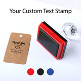 Custom Rubber Stamp Self-Ink For Tags Planner Return Address Stamp Schooling