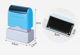 Personalized Rubber Stamp Self-Ink for Tags Planner Name Business Return Address Stamp