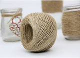 Bulk Twine Rolls for DIY Burlap Crafts Jute Cord Hemp Rope String, 30 meters per roll