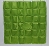 Green Vertical Planter Multi-Pocket Wall Garden