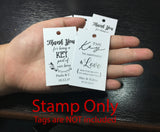 Customized Wedding Tag Stamp with Your Names Date, Personalized Self-Ink For Cards