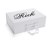 Personalized Wedding Gift Box Foldable Cardstock Bridesmaid Proposal Box (Empty Inside)