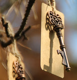 wadbeev® 50pcs Wedding Favor Skeleton Key Bottle Opener and Escort Card (NBOC-BT)