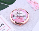 Bride to Be Compact Mirror Bridesmaid Gifts Wedding Favors