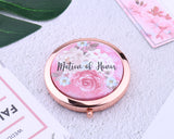 Bride to Be Compact Mirror Bridesmaid Gifts Wedding Favors