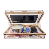 Transparent Wedding Clutch Purse Flower Pearl Acrylic Clutch Bags