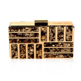 Women Acrylic Clutch Evening Bag Party Wedding Shoulder Bag