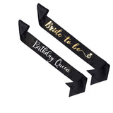 Personalized Satin Sash, Your  Text or Name Party Beauty Queen Bride To Be Prom Hen Party
