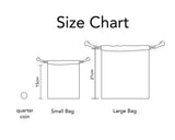 Personalized Satin Drawstring Gift Bag Jewelry Pouch Wedding Favor Party Candy Bag