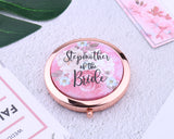 Bride to Be Compact Mirror Bridesmaid Gifts Wedding Favors