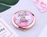 Bride to Be Compact Mirror Bridesmaid Gifts Wedding Favors