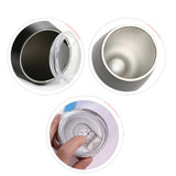 Personalized 6 oz Tumbler, Rose Gold Stainless Steel Water Bottle with Lid Bridesmaid Gift