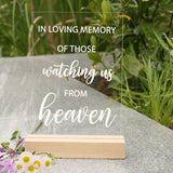 Acrylic Wedding Sign, 4.7"x7" Clear Reception Photograph Prop Memorial Guestbook