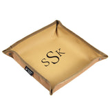 Personalized Portable Collapsible Canvas Storage Tray – Multi-Functional Organizer for Home, Travel, Camping, Vanity, Kitchen & Outdoor Picnics