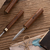 Personalized 2X Wooden Puerh Tea Knife & Ice Pick – Dual Tool for Breaking Tea Cake, Brick, or Ice